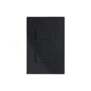 Interruptor Recta Satin Duplo Simples Dist. B.Lux