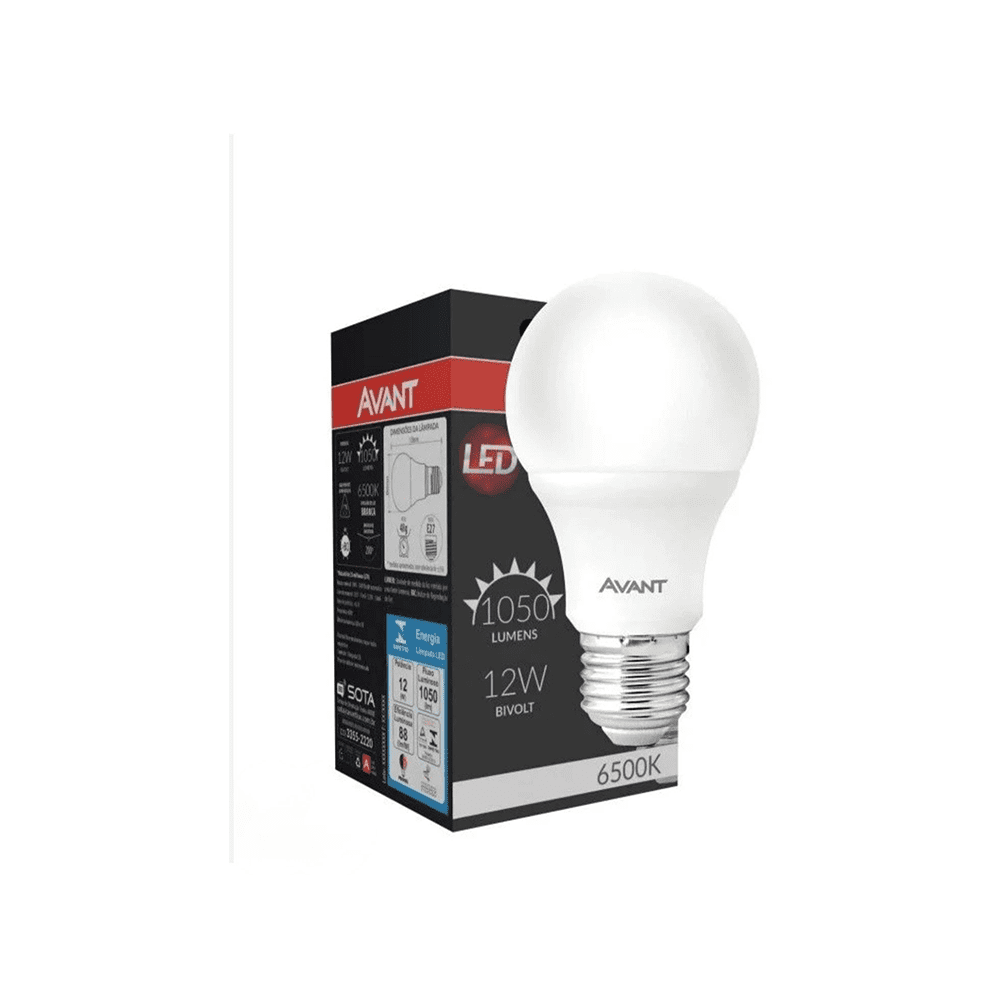 Lâmpada LED 12W - Bivolt <br>AVANT
