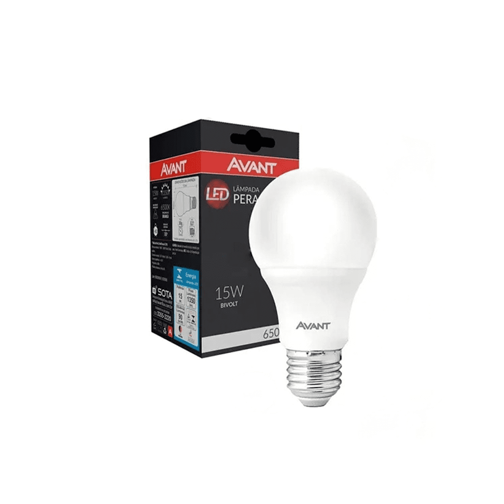 Lâmpada LED Pêra 15W - Bivolt AVANT
