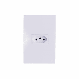 Tomada Recta Satin 10A Horiz. B.Lux Branco